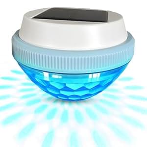 Afenau Poolbeleuchtung Unterwasser, Schwimmende Poolbeleuchtung Solar, 7 Farben RGB Wechselnde Teichbeleuchtung, Solar Floating Pool Lights, Poolbeleuchtung Schwimmend für Pool, Teich, Badewanne